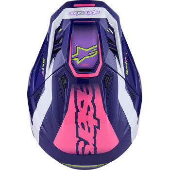 ALPINESTARS SM7 Helmet - Deed - Gloss Purple/Pink - Medium 8302426-3142-M