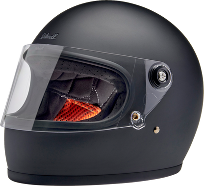 BILTWELL Gringo S Helmet - Flat Black - Small 1003-201-502