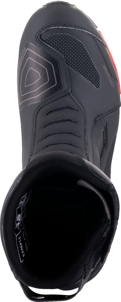 ALPINESTARS RT-7 Drystar® Boots - Black/Red - US 12.5 / EU 46 2443023-13-46
