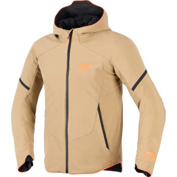 ALPINESTARS Jacket Wp Aeroshell Dk Khaki/Blk/Org Fl 4x 3200226-8038-4X