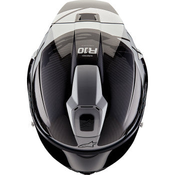 ALPINESTARS Supertech R10 Helmet - Element - Carbon/Silver/Black - XL 8200324-1368-XL
