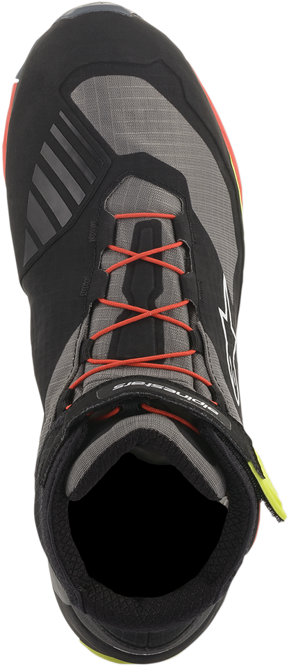 ALPINESTARS CR-X Drystar® Shoes - Black/Red/Yellow Fluorescent - US 10.5 2611820153811
