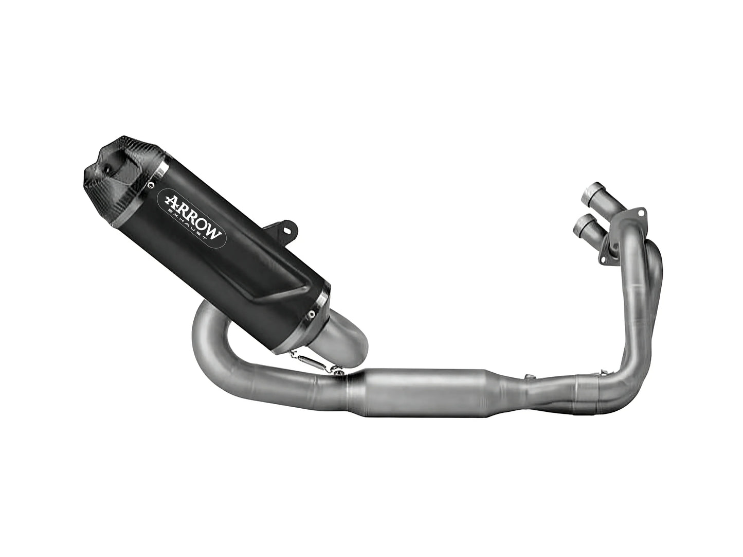 Arrow  Kawasaki Ninja 650/Z650 '23/24 E5+ Full System With Icon Aluminium Dark Silencer - 77501akn