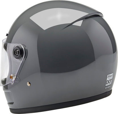 BILTWELL Gringo SV Helmet - Gloss Storm Gray - Large 1006-109-504