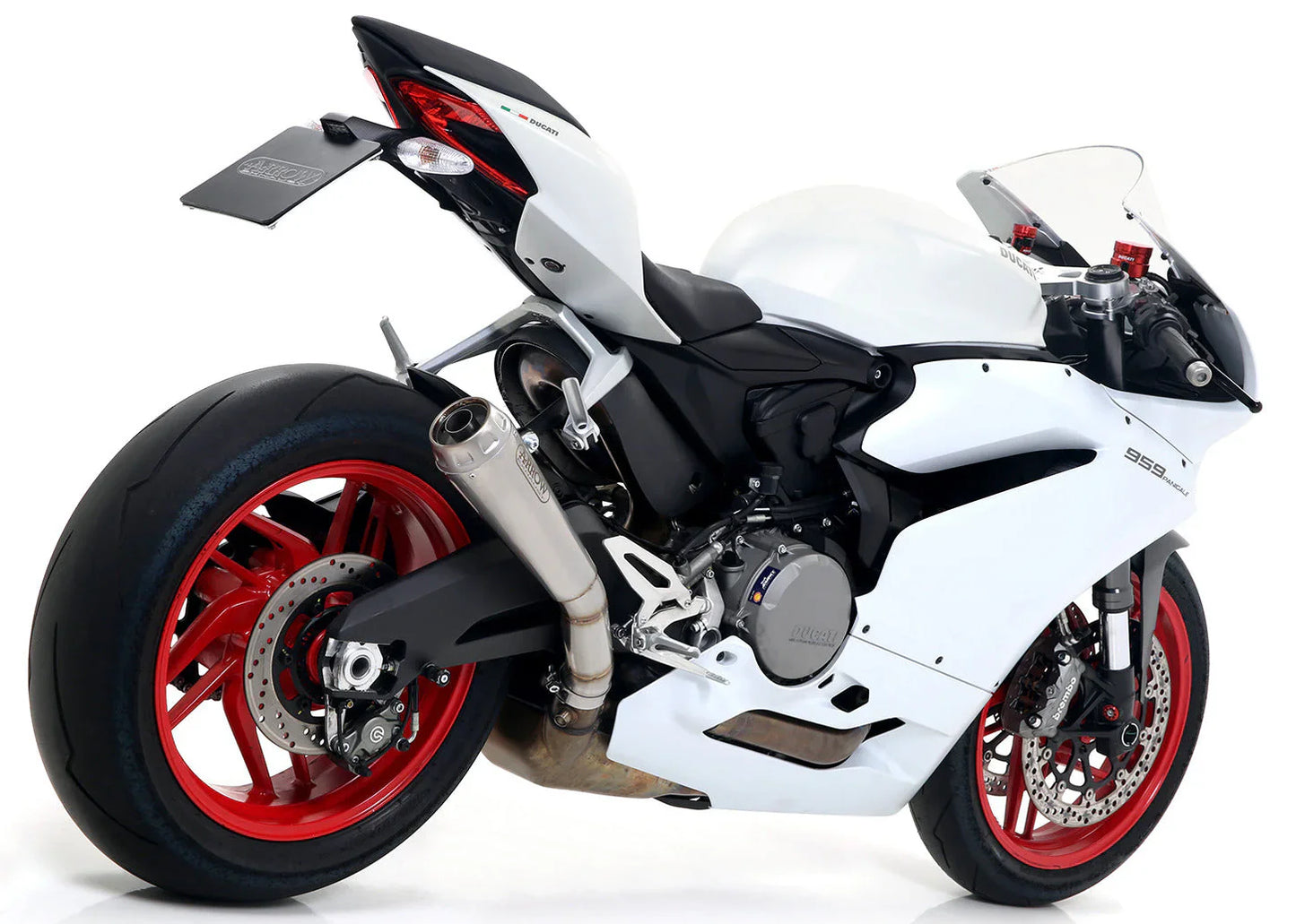 Arrow Ducati 959 Panigale 16-19  NOT US MODELS Homologated Nichrom Pro-Race Silencer With Welded Link Pipe For Original Collectors 71880pri