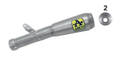 71155PR  Arrow Pro-Race Full Titanium Slip-on Exhaust for Honda CBR1000RR-R 2020-2023