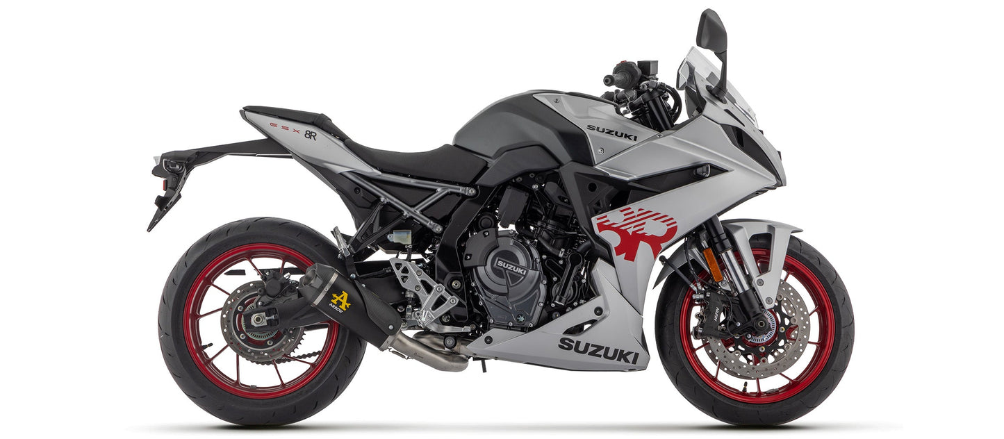 71979PKN Arrow Works HOMOLOGATED NICHROM "DARK" full system with Catalytic converter  SUZUKI GSX-8S /R 2022-2025