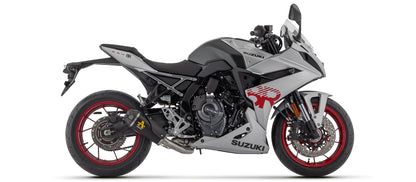 71979PKN Arrow Works HOMOLOGATED NICHROM "DARK" full system with Catalytic converter  SUZUKI GSX-8S /R 2022-2025