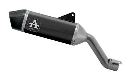 IN STOCK 72001VLN Arrow RACING Veloce Slip-on Exhaust, Titanium Dark for Ducati Multistrada V4 1100 2021-2024