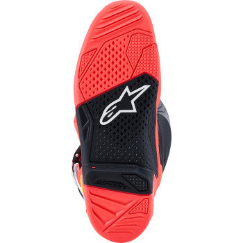 ALPINESTARS Tech 7 Boots - Black/Fluorescent Red/Fluorescent Pink - US 10 / EU 44.5 2012025-1576-10