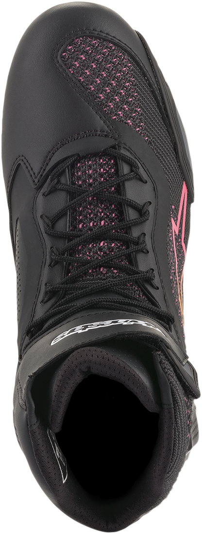 ALPINESTARS Stella Faster-3 Rideknit Shoes - Black/Yellow/Pink - US 10 2510520143910