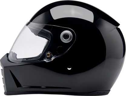 BILTWELL Lane Splitter Helmet - Gloss Black - Large 1004-101-504