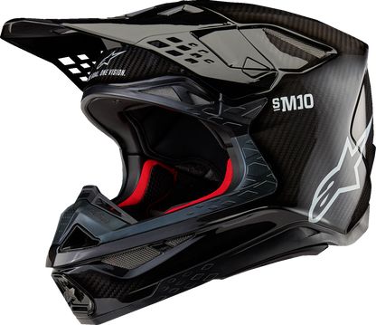 IN STOCK OPEN BOX ALPINESTARS Supertech M10 Helmet - Solid - MIPS® - Gloss Black Carbon - XL 8300323-1188-XL
