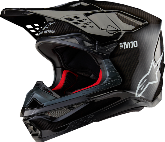 IN STOCK OPEN BOX ALPINESTARS Supertech M10 Helmet - Solid - MIPS® - Gloss Black Carbon - XL 8300323-1188-XL