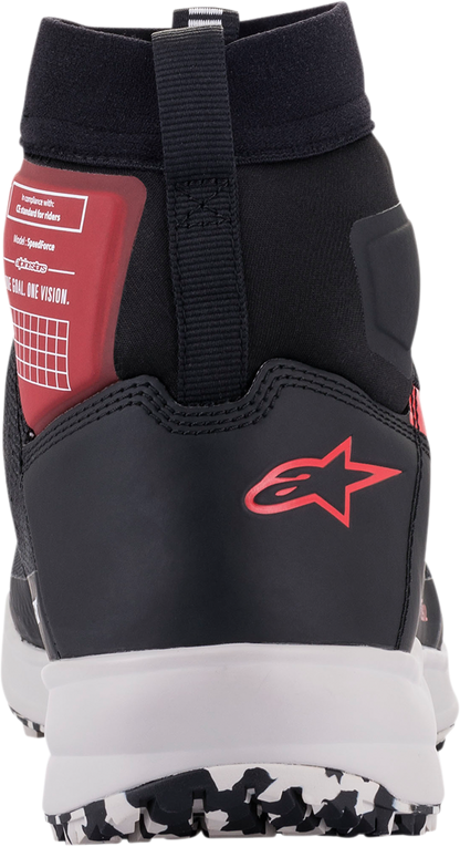 ALPINESTARS Speedforce Shoes - Black/White/Red - US 12 2654321-123-12