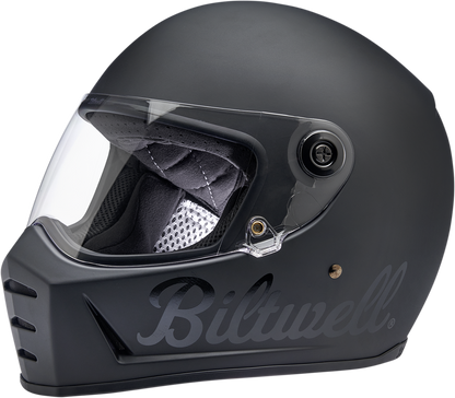 BILTWELL Lane Splitter Helmet - Flat Black Factory - Medium 1004-638-103