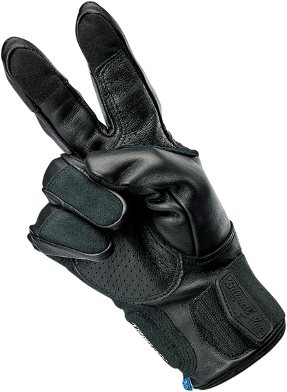BILTWELL Belden Gloves - Black - Medium 1505-0101-303
