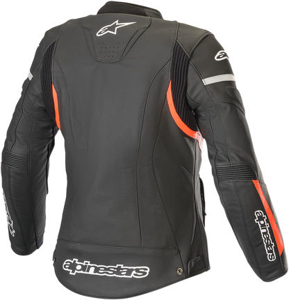 ALPINESTARS Stella Women's Kira Leather Jacket - Black/Red - US 4 / EU 40 3112019-1030-40