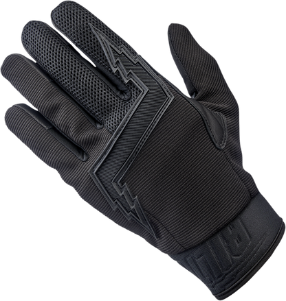 BILTWELL Baja Gloves - Black Out - Small 1508-0101-302