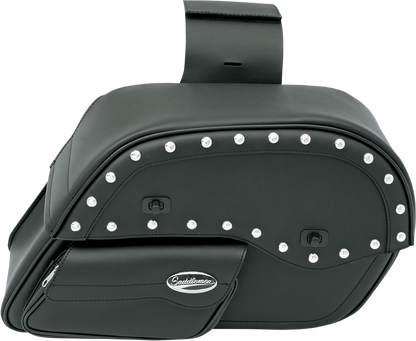 SADDLEMEN Desperado Slant Face Pouch Saddlebags - Large EX000113