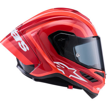 ALPINESTARS  Supretech R10 Helmet - 22.06 - Arius - Gloss - Black/White/Double Red - Medium  8203926-1683-M