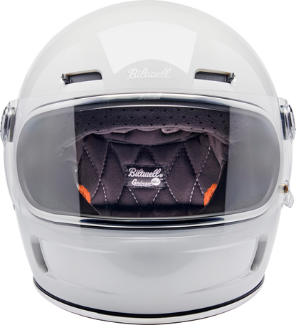 BILTWELL Gringo SV Helmet - Gloss White - Small 1006-104-502