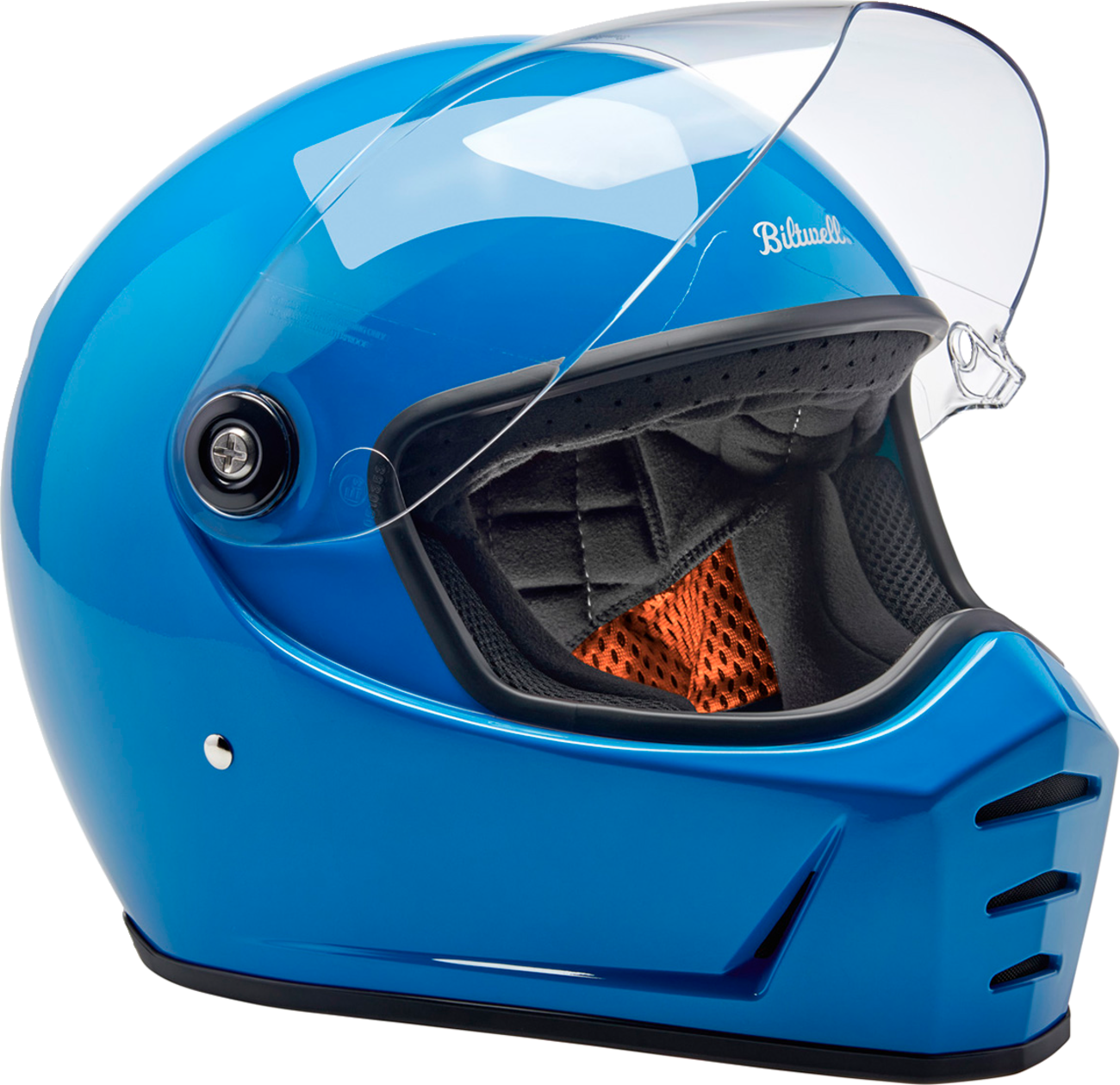 BILTWELL Lane Splitter Helmet - Gloss Tahoe Blue - XS 1004-129-501