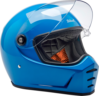 BILTWELL Lane Splitter Helmet - Gloss Tahoe Blue - XS 1004-129-501
