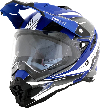 AFX FX-41 Helmet - Range - Matte Blue - Medium 0140-0072