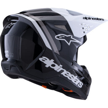 ALPINESTARS SM3 Helmet - Radium - Gloss Black/White/Gray - 2XL 8300826-1546-XXL