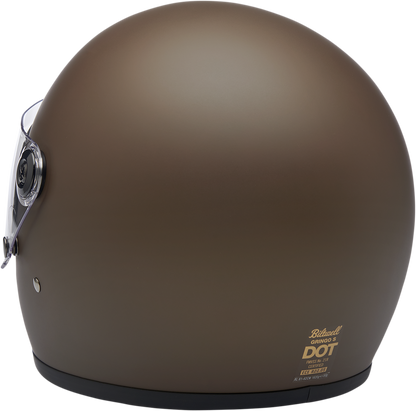 BILTWELL Gringo S Helmet - Flat Chocolate - 2XL 1003-252-106