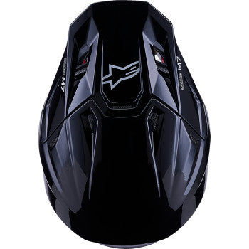 ALPINESTARS SM7 Helmet - Solid - Gloss Black - 2XL 8301426-1180-XXL