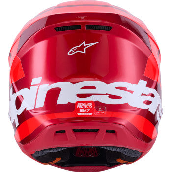 ALPINESTARS SM7 Helmet - Core - Gloss Red - Medium 8301826-3127-M