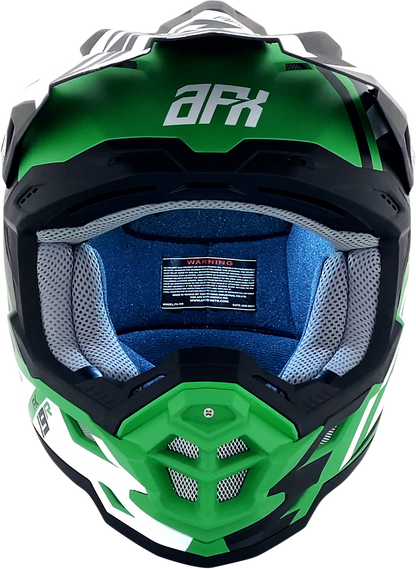 AFX FX-19R Helmet - Racing - Matte Green - Medium 0110-7079