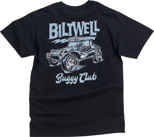 BILTWELL Buggy T-Shirt - Black - Small 8101-071-002