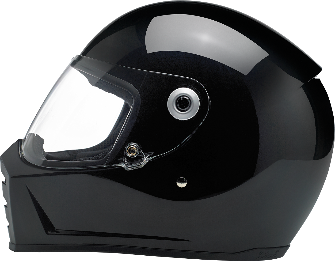 BILTWELL Lane Splitter Helmet - Gloss Black - Large 1004-101-104