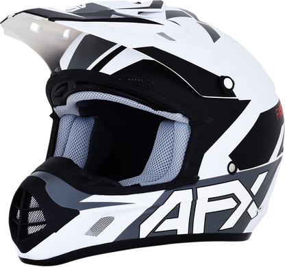 AFX FX-17 Helmet - Aced - Matte White/White - 2XL 0110-6498