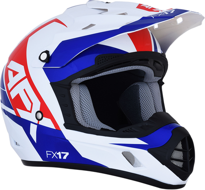 AFX FX-17 Helmet - Aced - Red/White/Blue - 2XL 0110-6483