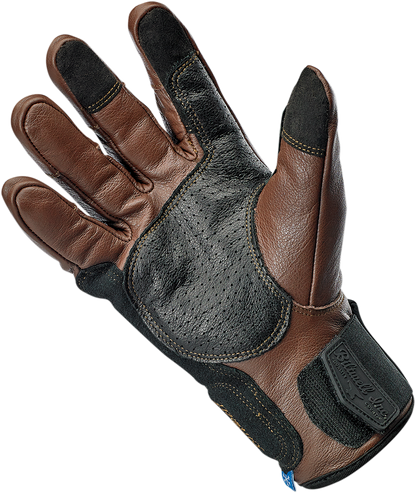BILTWELL Belden Gloves - Chocolate/Black - XS 1505-0201-301