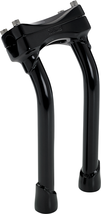 BILTWELL Risers - Murdock - Oversized - Pullback - 10" - Black 6414-201-10