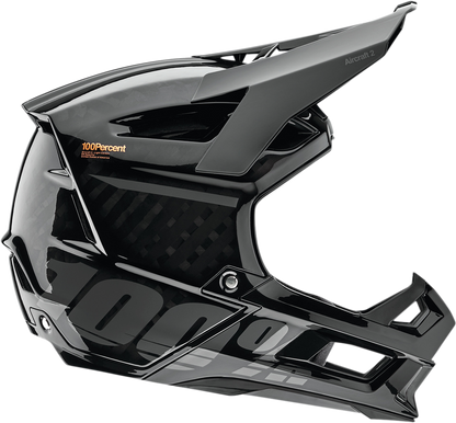 100% Aircraft 2 Helmet - Black - Large 80002-00003