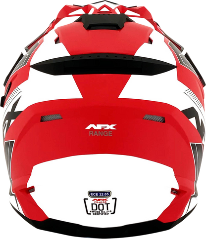 AFX FX-41 Helmet - Range - Matte Red - XL 0140-0069