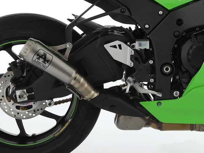 71928PRI  Arrow Pro-Race Slip-on Exhaust, Nichrome for Kawasaki ZX-10RR 2021-2025