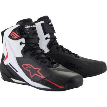 ALPINESTARS Faster-4 Shoes - Black/White/Red - US 10 2510425-123-10