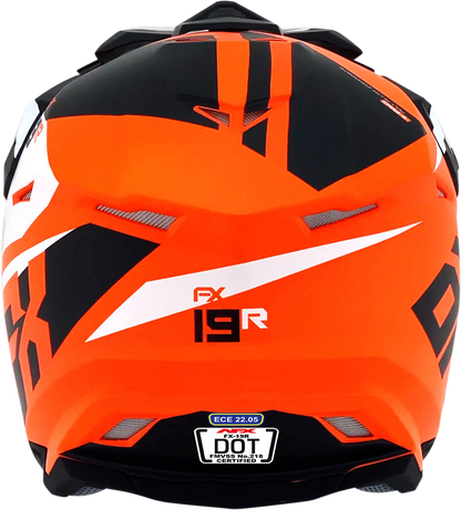 AFX FX-19R Helmet - Racing - Matte Orange - Medium 0110-7084