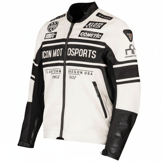 ICON Neo Daytona 2 Jacket - White/Black - XL 2820-7071