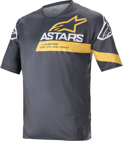 ALPINESTARS Racer V3 Jersey - Gray/Yellow - Small 1762922-1619-SM