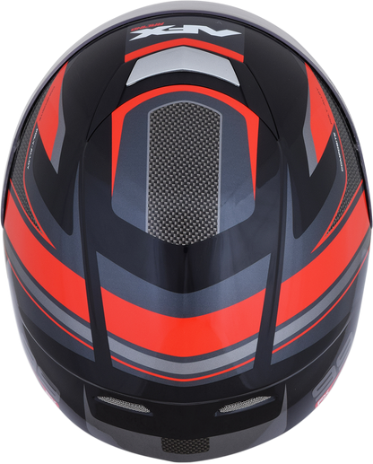 AFX FX-99 Helmet - Recurve - Black/Red - Medium 0101-11112