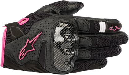 ALPINESTARS Women Stella SMX-1 Air V2 Gloves - Black/Fuchsia - XL 3590518-1039-XL