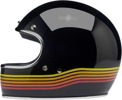 BILTWELL Gringo Helmet - Gloss Black Spectrum - XS 1002-536-101